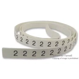 PRO POWER Cable Marker, H/S, 3/1, 2, Pk100, LHS3-1TW/2 (Pack of 100)-picture-27