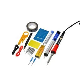 Pro-Range 13-in-1 Adjustable Temperature Soldering Kit (60W) | Complete Kit with Stand, Tips, Desoldering Pump, Wires & Accessories-picture-12