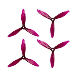 Pro-Range Propellers 5149(5.1X4.9) Tri-Blade Flash Durable 2CW+2CCW 2 Pair-Transparent Purple-picture-29