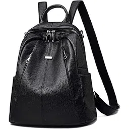 proarch Medium 26L Fashion Backpack Purse for Women Convertible Travel Vintage PU Leather Shoulder Backpack-picture-47