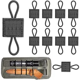 proberos Proberos® Pack of 10 Tactical Gear Holder Clip Molle Webbing Retainer Elastic Binding Ribbon Buckle for Tactical Vests Backpacks Multi-Purpose Attachments for Backpacks, Vests-picture-28