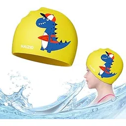 Proberos® Kids Swim Caps for Kids, Children, Boys and Girls Aged 2-8, Baby Waterproof Bathing Caps-picture-18