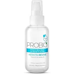 PROBIO Professional Keratin Revive Shine Serum 100 ml | No Sulphate | No Paraben | No SLS | No SLES | with Jojoba Oil | UV-Protect Formula-image-17