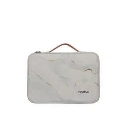 PROBUS Unisex Grey & Brown Printed Laptop Sleeve-picture-23