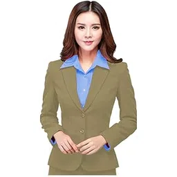procent Women's Formal Blazer Beige-picture-36