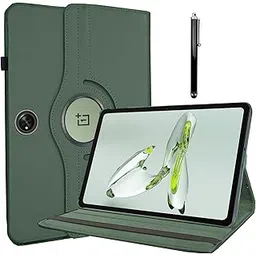 ProElite Case Cover for OnePlus Pad Go 11.35 inch Case, 360 Rotatable Smart Flip Case for OnePlus Pad Go 11.35 inch Tablet with Stylus Pen, Dark Green-picture-24