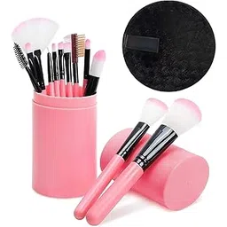 Professional Makeup Brush Set With Storage Box+Makeup Remover Puff.-picture-16