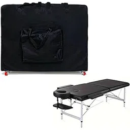 Professional Massage Table Bag with Wheels - Fits 31” Width Folding Massage Tables, Durable Carrying Case with Accessory Pockets, Black (Black, 31inch Width)-picture-13