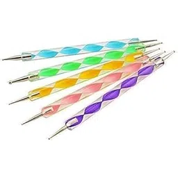 Professional Nail Art Dotting Tool Set, 5-Piece, Multi-coloured, 2-Way Design for Manicure-picture-10