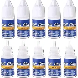 Professional Nail Glue Pack of 5 I Quick Drying Nail Glue I Adhesive Beauty Nail False Nail Tips Acrylic Nail Glue for Nails 5 X 3g-picture-16