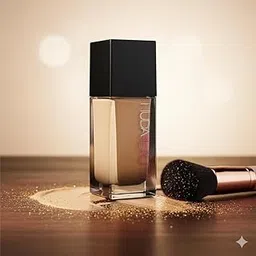 Professional Waterproof Oil-Free Long-Lasting Full Coverage Matte Foundation (HUDA,NC,NAARSS ORIGINAL Foundation-1) (Mini Beauty Foundation)-picture-47