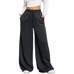 progeny Straight Wide fit Long Length Open Bottom Jogger for Women/Trending Multi Pocket Style, Relaxed Casual Pants for Women-picture-55