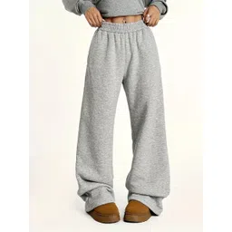 progeny Women Solid Grey Track Pants-picture-22