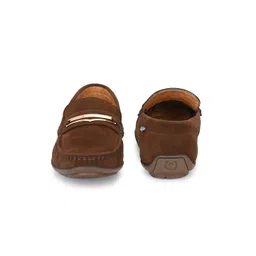 Prolific Men Brown Casual Horsebit Loafers image 5