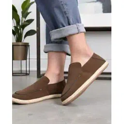 prolific Men Slip-On Loafers with Stitch Detail-picture-15