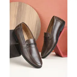 Prolific Men's Brown Formal Loafers-picture-40
