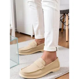 Prolific Men's Cream Loafers-picture-44
