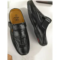 Prolific Men's Roman Black Mule Shoes-picture-13