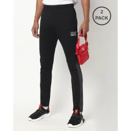 proline Men Pack of 2 Fitted Trackpants image 1