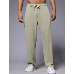 pronk Cotton Pants for Men Lounge Style | Relaxed Fit-picture-28