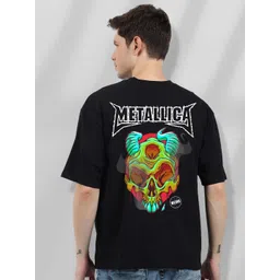 PRONK Graphic Printed Pure Cotton Oversized T-Shirt-picture-28