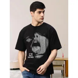 PRONK Heart Compass Men Printed Premium Oversized Terry T-shirt-picture-18