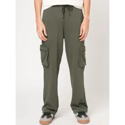 PRONK Men Cotton Straight Fit Trousers-picture-24