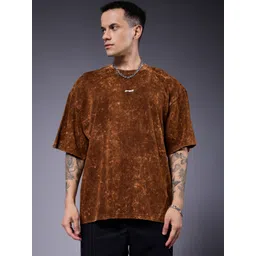 PRONK Men Drop-Shoulder Sleeves Oversized T-Shirt-picture-23