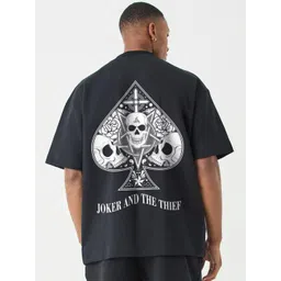 PRONK Men Graphic Printed Oversized Cotton T-shirt-picture-19