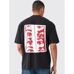 PRONK Men Graphic Printed Oversized Cotton T-shirt-picture-26