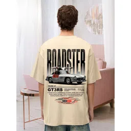 PRONK Men Graphic Printed Oversized Cotton T-shirt-picture-16