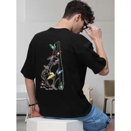 PRONK Men Graphic Printed Round Neck Cotton T-shirt-picture-35