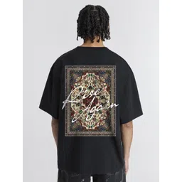 PRONK Men Printed Raw Edge T-shirt-picture-25