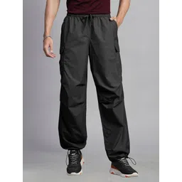 PRONK Men Relaxed Loose Fit Cargos Trousers-picture-21