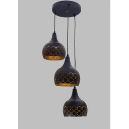 Pendant Light with Rustic Black Metal Retro Matte Black Adjustable 3-Lights Hanging Lighting Pendant Lamp Fixture for Kitchen Island, Barn, Dining Room, Cafe, Farmhouse DLAF-07 Pendant Lamp Ceiling Lamp-image-42