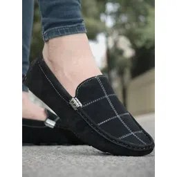 PROPET Men Black Suede Driving Shoes-picture-37