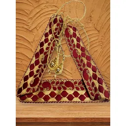 Proplady Embellished Zari Saree Waist Belt-picture-36