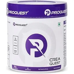 PROQUEST Creatine Micronized Monohydrate (CreaQuest)(90G, 30 Servings) Unflavoured, Lab Tested & Certified | Rapid Absorption | Enhanced Muscle Strength & Power | Fast Recovery-picture-29