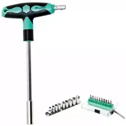 Proskit Ratchet Screwdriver Set with 19 bits, SD 9701 M-picture-14