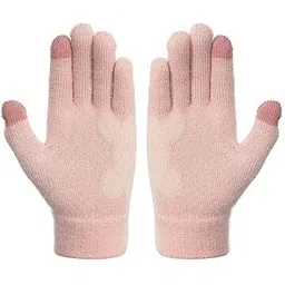 prostuff.in Prostuff® Slim warm Winter Gloves For Women with velvet lining inside for cold weather, Touchscreen enabled index finger-Winter Warm Gloves.- 1pair [Multi colour]-picture-52