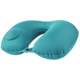 Prostuff.in Travel Pillows Inflatable Travel Pillow, Air Neck Pillow Lightweight Stay Cool Fabric Self Pump Up, Blue Color 1pcs-picture-24