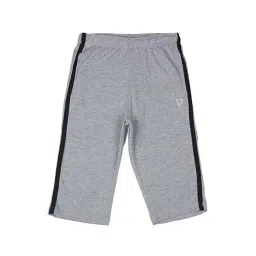 Proteens Kids Grey Cotton Regular Fit Capri-picture-18