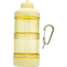 Protein Powder Travel Container Protein Dispenser for Gym Workout Yellow1 Protein Powder Travel Container Food Storage Containers Kitchen Storage & Organization-picture-30