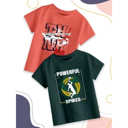 Provogue Boys 2 Printed Pure Cotton T-shirt-picture-38