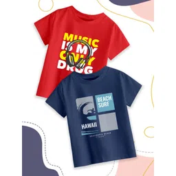 Provogue Boys 2 Printed Pure Cotton T-shirt-picture-36