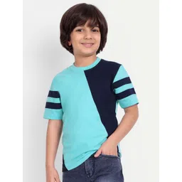 Provogue Boys Colourblocked T-shirt-picture-52