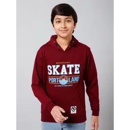 Provogue Boys Printed Hooded Sweatshirt-picture-17