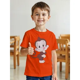 Provogue Boys Printed Pure Cotton Applique T-shirt-picture-14