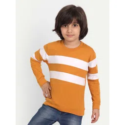 Provogue Boys Striped Applique T-shirt-picture-28