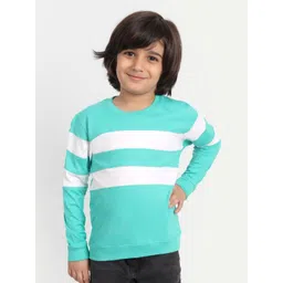 Provogue Boys Striped Extended Sleeves Pockets T-shirt-picture-27